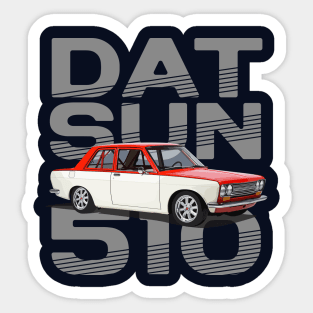 Drive The Classic Car - Datsun 510 1987 Sticker